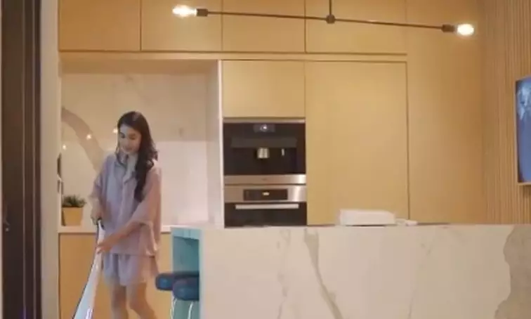 dapur Sandra Dewi punya private bar © Instagram dapur Sandra Dewi punya private bar © Instagram