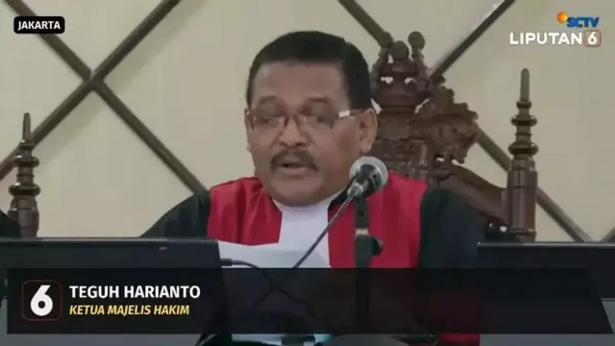 Sosok Teguh Harianto, hakim tegas vonis Harvey Moeis 20 tahun penjara