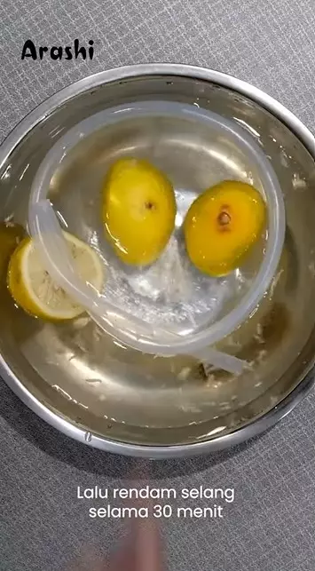 Trik menghilangkan bau plastik di dispenser galon bawah © YouTube Trik menghilangkan bau plastik di dispenser galon bawah © YouTube