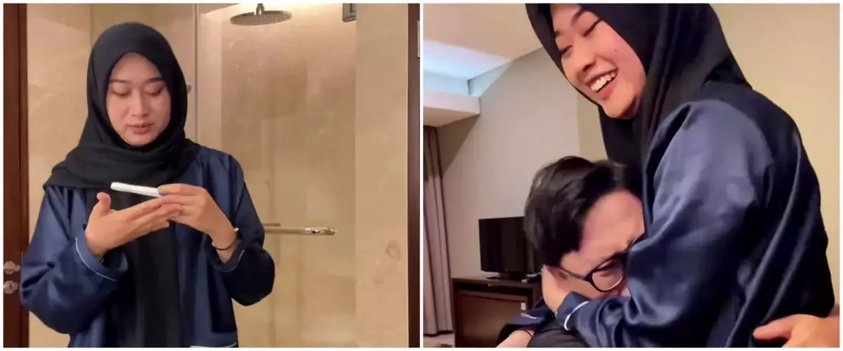 Penantian selama tiga tahun, ini 9 momen haru Danang DA saat mengetahui sang istri hamil anak pertama