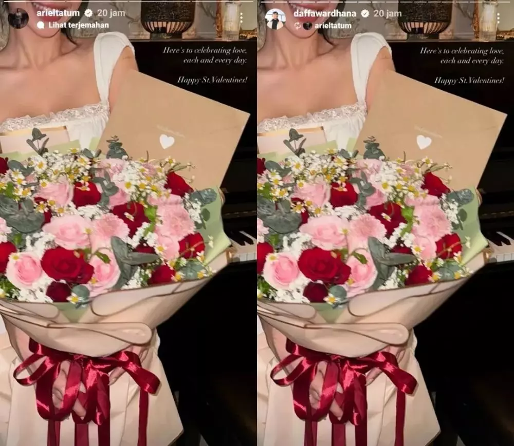 Momen Ariel Tatum dan Daffa Wardhana saling tukar kado Valentine, tulisan sang aktris bikin salfok © 2025 brilio.net Momen Ariel Tatum dan Daffa Wardhana saling tukar kado Valentine, tulisan sang aktris bikin salfok © 2025 brilio.net