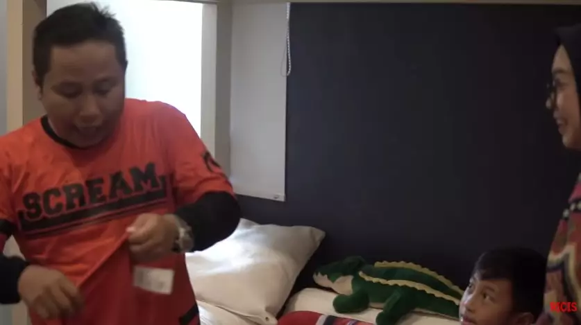 Potret kamar anak Narji © YouTube