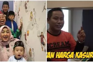 Kasur tingkatnya seharga Rp 25 juta, begini 9 potret kamar anak Narji yang compact