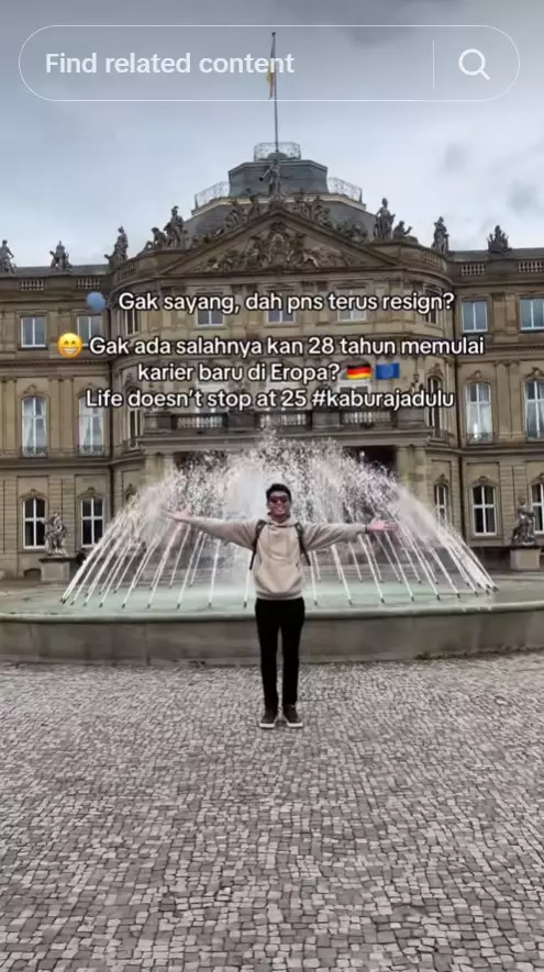 Resign PNS jadi pekerja sosial di Jerman © TikTok Resign PNS jadi pekerja sosial di Jerman © TikTok