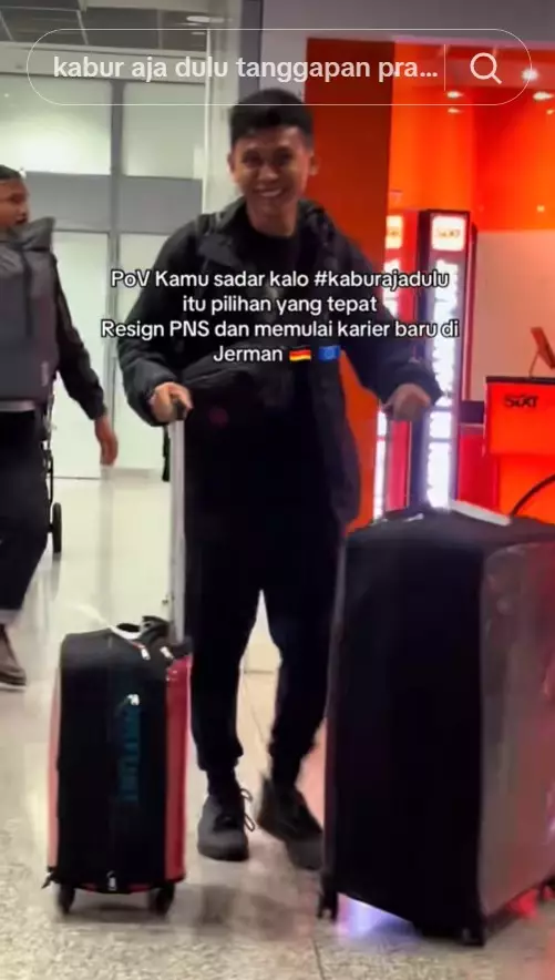 Resign PNS jadi pekerja sosial di Jerman © TikTok Resign PNS jadi pekerja sosial di Jerman © TikTok