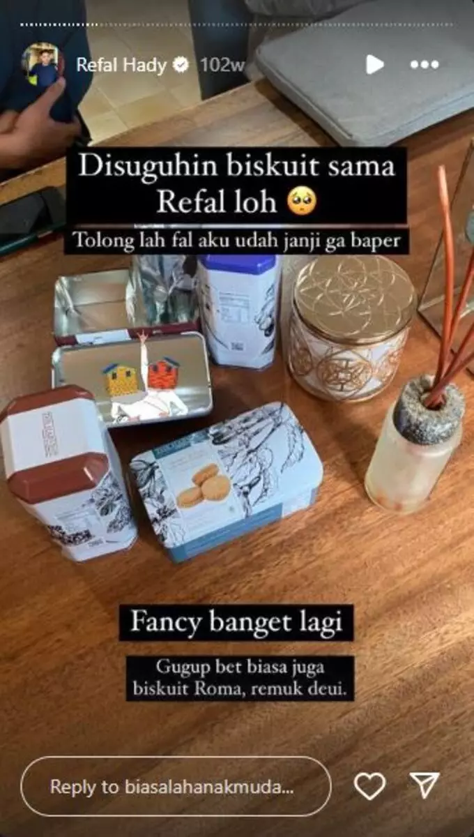 dapur rumah refal hady © 2024 Instagram