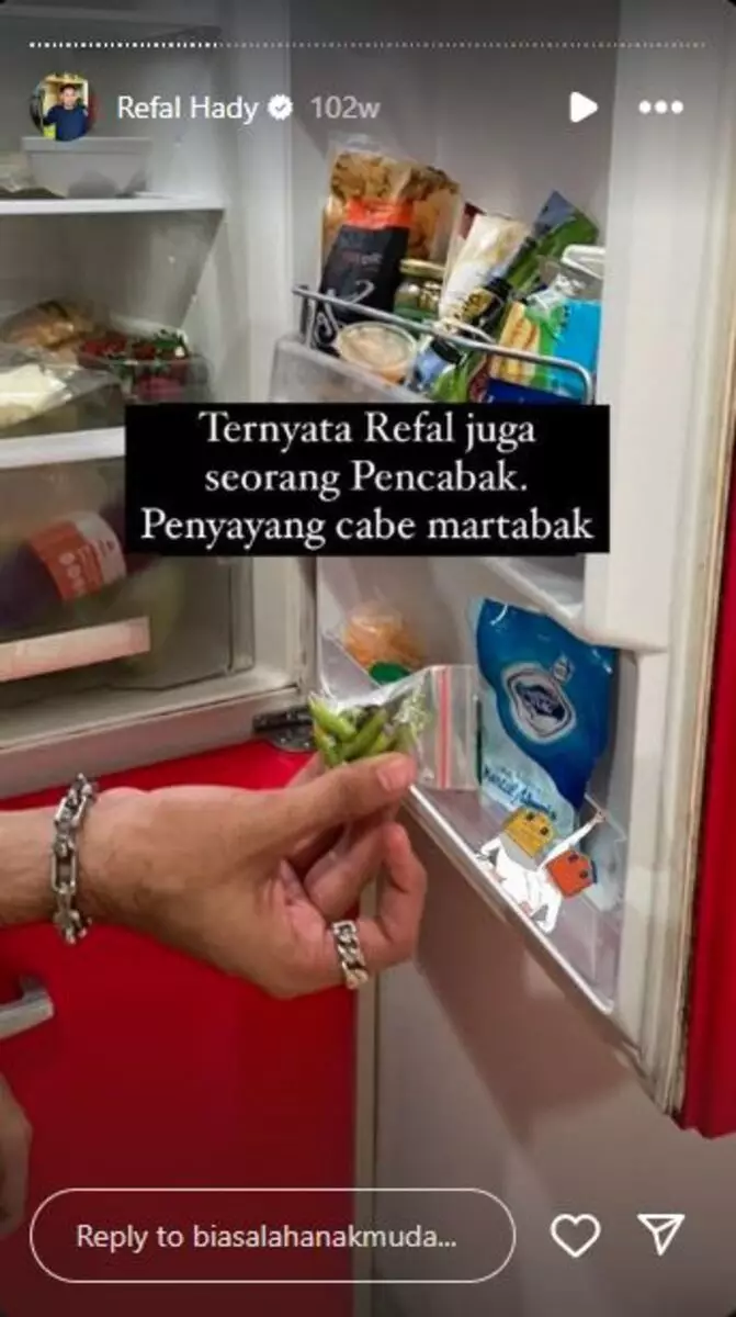 dapur rumah refal hady © 2024 Instagram