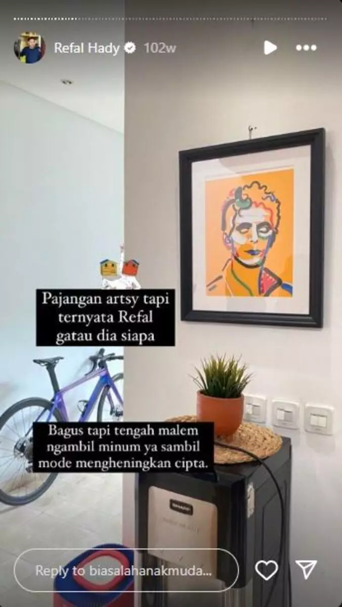 dapur rumah refal hady © 2024 Instagram