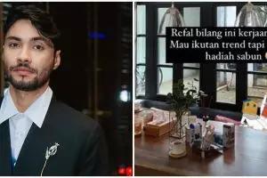 Punya kulkas nyentrik Rp 60 juta, 9 potret dapur Refal Hady ini luas minim perabotan