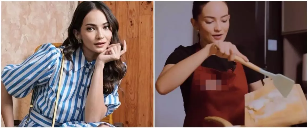 Hobi masak usai nikah, begini 9 potret dapur Enzy Storia, desainnya simpel tapi bikin betah