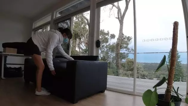 dapur Amanda Rawles serba putih © YouTube dapur Amanda Rawles serba putih © YouTube