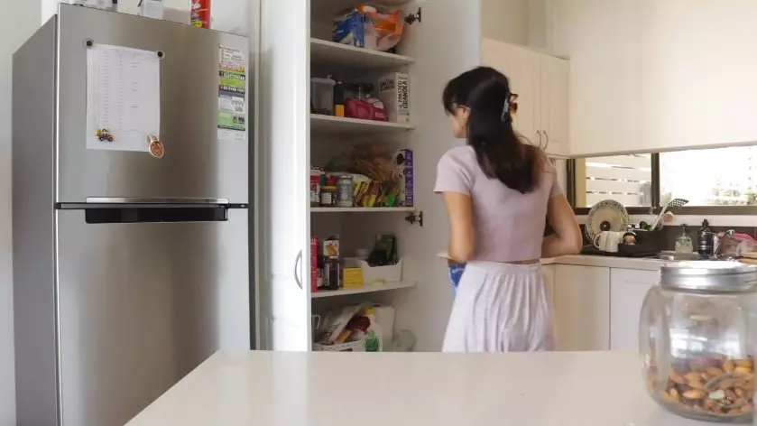 dapur Amanda Rawles serba putih © YouTube dapur Amanda Rawles serba putih © YouTube