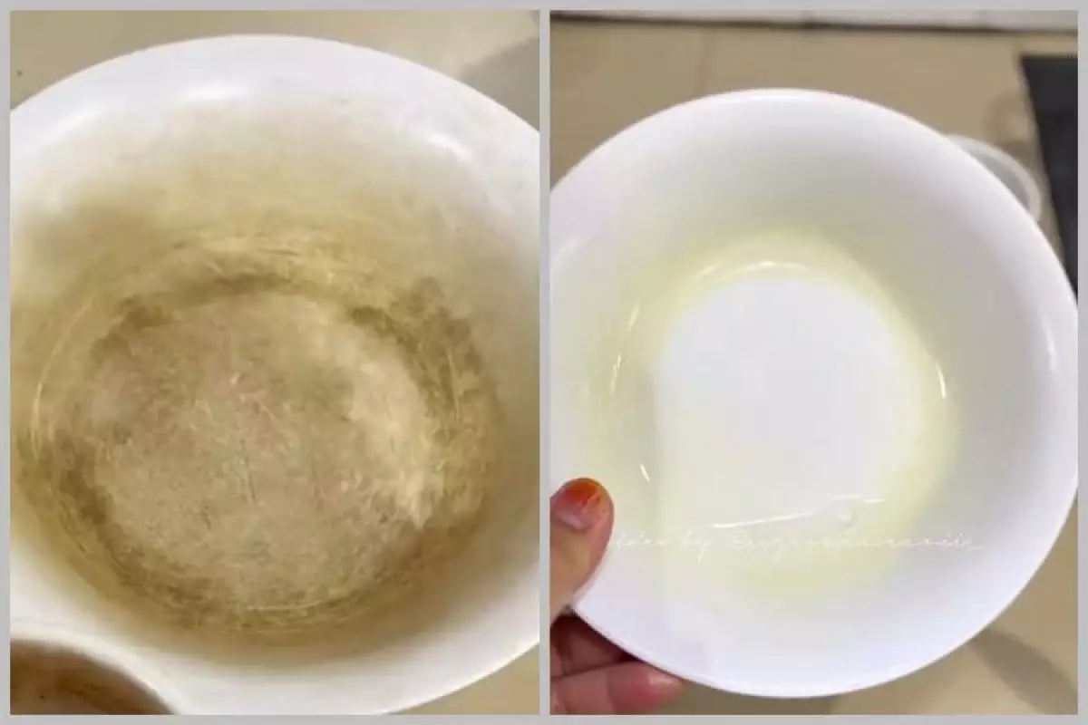 Trik agar mangkuk dekil kusam jadi kinclong lagi tanpa digosok, cuma pakai 2 bahan sederhana