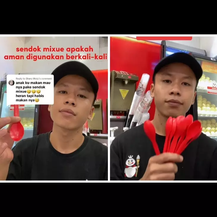 Sepele tapi penting, ternyata ini bahaya memakai sendok bekas Mixue berkali-kali, emak-emak perlu tahu