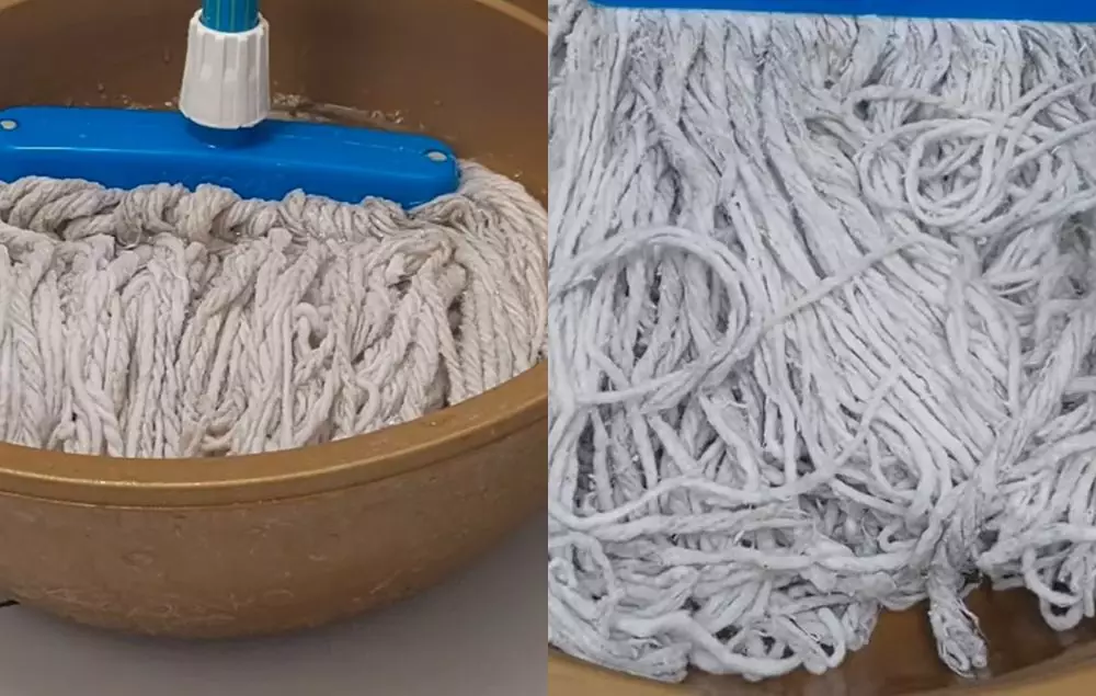 cara cuci kain pel buluk dekil tambah 2 bahan masak © berbagai sumber