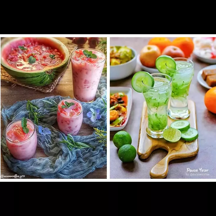 20 Resep minuman buka puasa paling segar, enak dan praktis