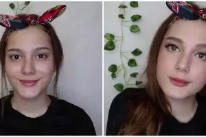 Pakai bedak under Rp100 ribu, tutorial makeup natural ala Yasmine Ow ratakan warna kulit tanpa dempul