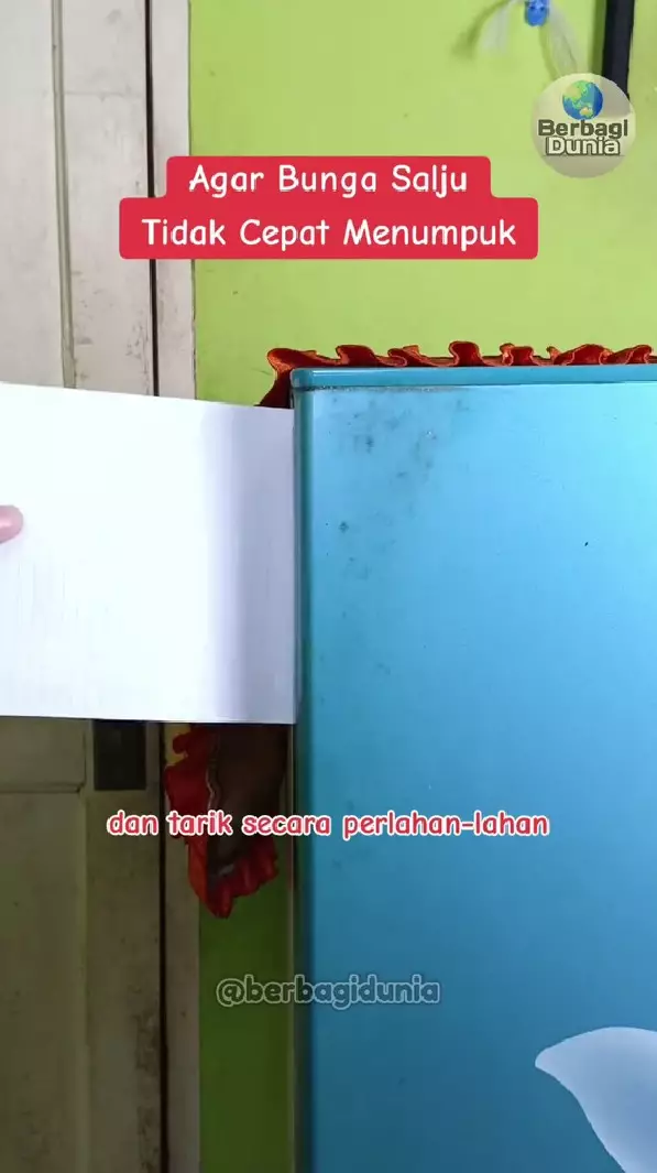 cegah bunga es menumpuk di freezer © TikTok cegah bunga es menumpuk di freezer © TikTok