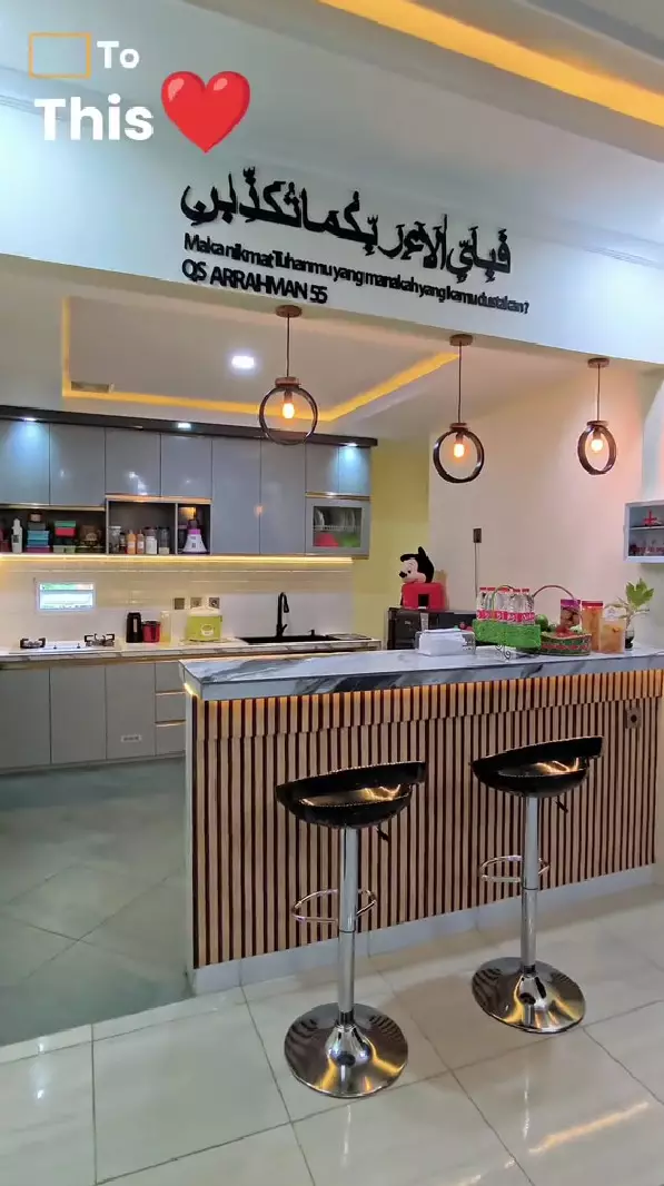 Dapur kumuh tak terawat dimakeover jadi estetik © TikTok Dapur kumuh tak terawat dimakeover jadi estetik © TikTok