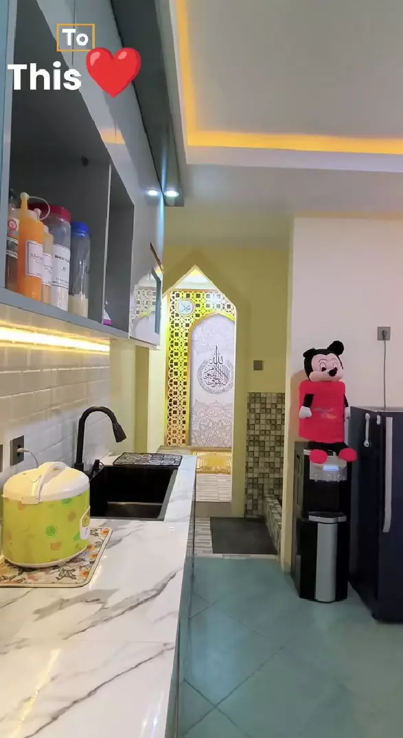 Dapur kumuh tak terawat dimakeover jadi estetik © TikTok Dapur kumuh tak terawat dimakeover jadi estetik © TikTok