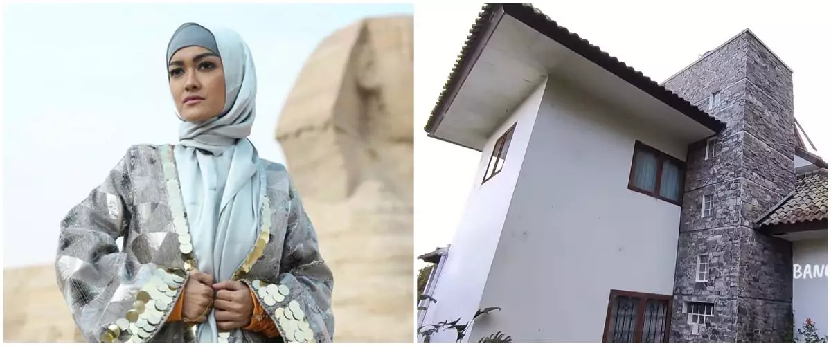 Terbengkalai tak berpenghuni 7 tahun, begini 7 potret rumah bak vila milik Julia Perez di perbukitan