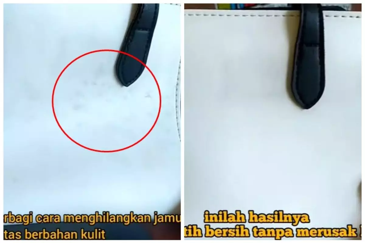 Tak usah beli semir, ini trik mudah hilangkan bintik hitam pada tas kulit pakai 3 bahan sederhana