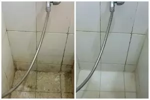 Trik ampuh atasi kerak dan lumut di kamar mandi tanpa repot dioles sitrun, pakai 1 bahan minuman