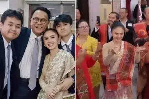 17 tahun cerai tetep akur tak ada drama, 7 momen Yuni Shara dampingi Henry Siahaan di acara keluarga