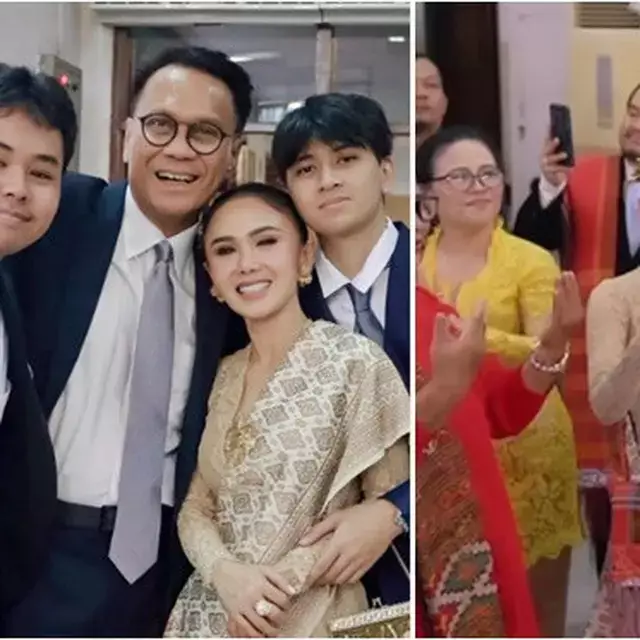 17 tahun cerai tetep akur tak ada drama, 7 momen Yuni Shara dampingi Henry Siahaan di acara keluarga