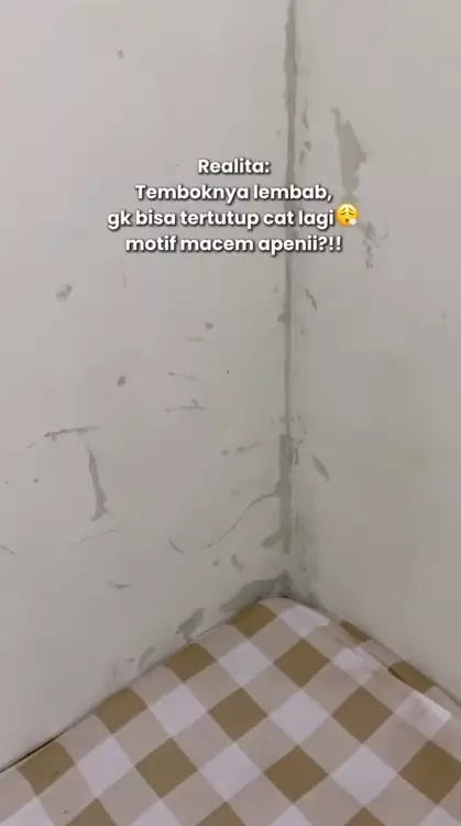 Wanita ini niat renovasi kamar biar estetik © TikTok