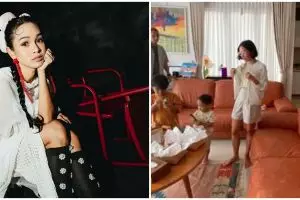 Andien huni rumah bak galeri seni tapi dapurnya penuh perabot semrawut di bawah kolong, 10 potretnya