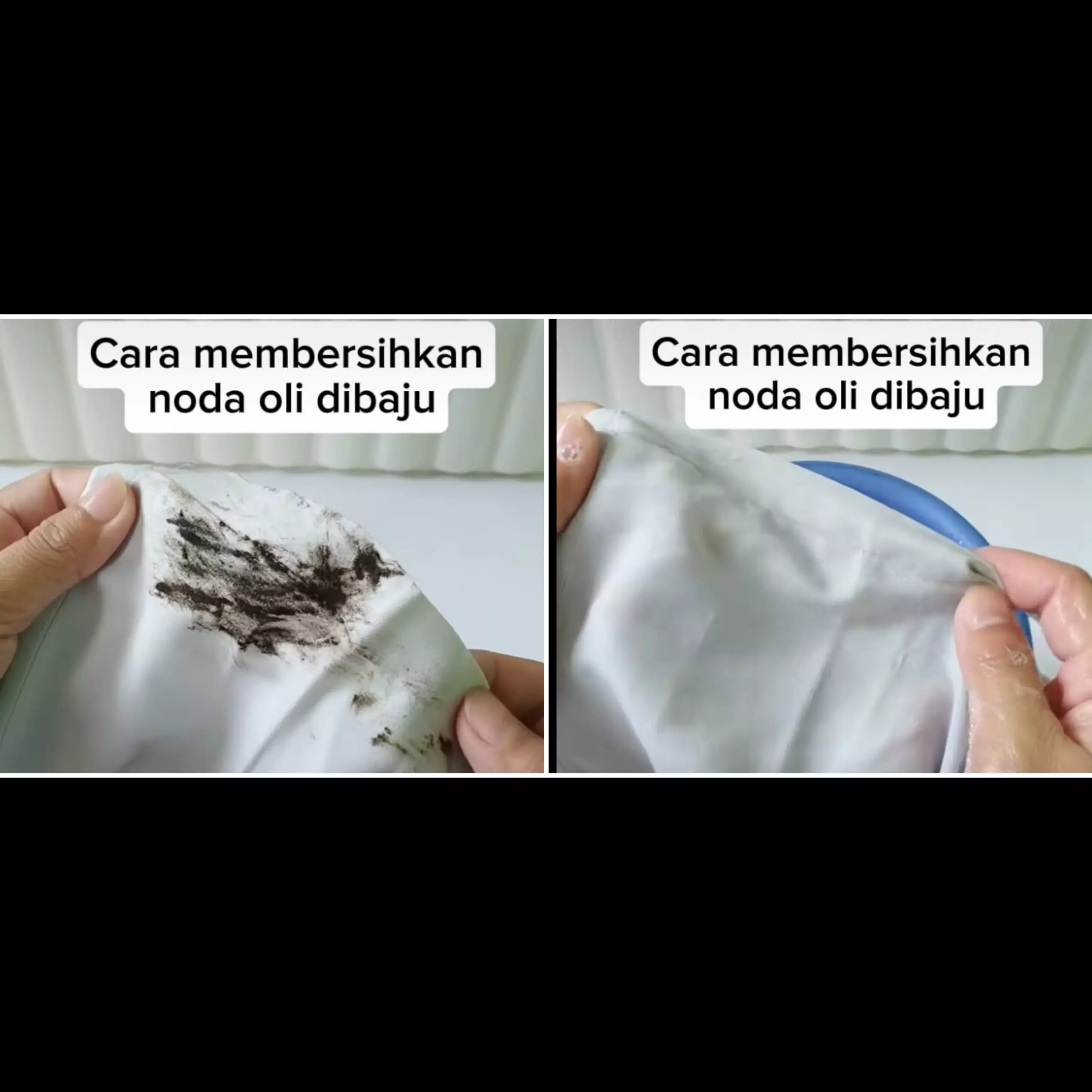 Emak-emak nggak pusing lagi, ini trik bersihkan noda oli di baju putih dengan campuran 3 bahan dapur