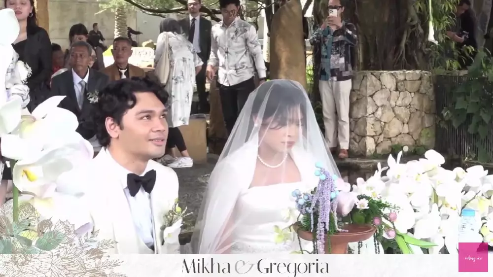 pemberkatan nikah Gregoria Mikha © YouTube