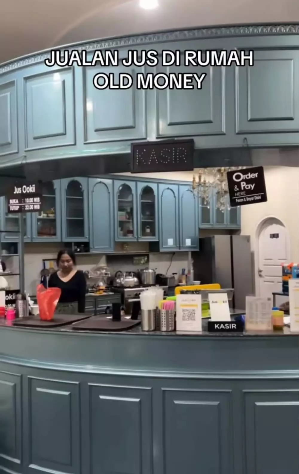 rumah mewah jualan jus © TikTok