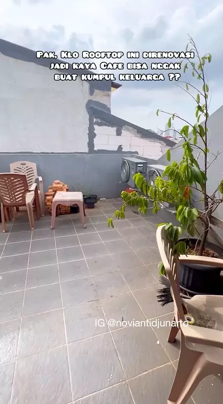 Karyawan ini punya rumah bak gedong, intip potret rooftopnya ala cafe estetik © 2024 brilio.net