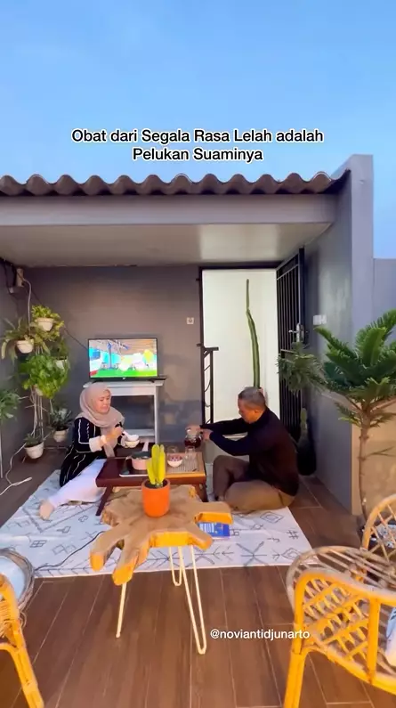 Karyawan ini punya rumah bak gedong, intip potret rooftopnya ala cafe estetik © 2024 brilio.net