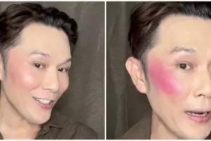 Bukan dihapus, ini trik mengatasi blush on terlalu tebal dan menor agar hasilnya lebih smooth