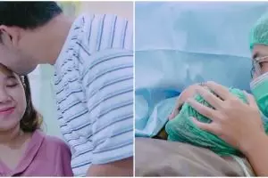Lahirkan anak pertamanya dengan Muhammad Khairi, ini 9 momen persalinan Kiky Saputri