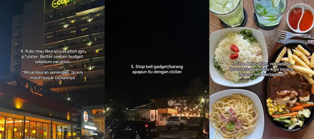 Viral pria bagikan tips atur keuangan © TikTok
