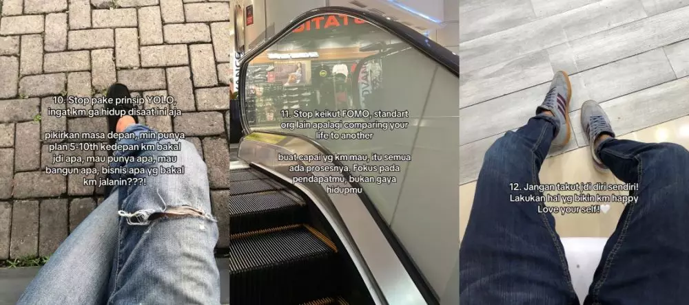 Viral pria bagikan tips atur keuangan © TikTok