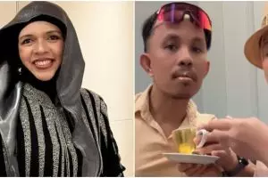 Geni Faruk pamer minum kopi bertabur emas 24 karat, harganya bikin netizen geleng kepala