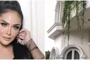 Dilengkapi meja makan minimalis, intip 9 potret dapur Krisdayanti serba biru ala American style