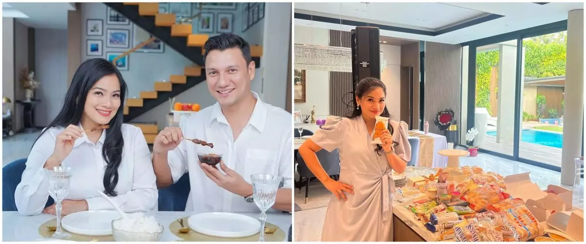 Tampilannya mahal dan elegan, intip 11 potret dapur Titi Kamal yang jarang dipakai untuk masak