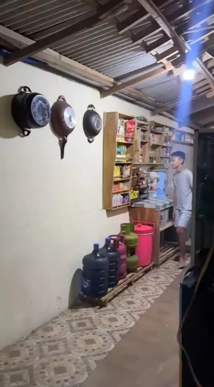 dapur serasa nongkrong di warkop © TikTok dapur serasa nongkrong di warkop © TikTok