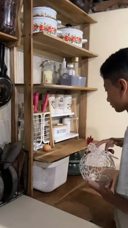 dapur serasa nongkrong di warkop © TikTok dapur serasa nongkrong di warkop © TikTok