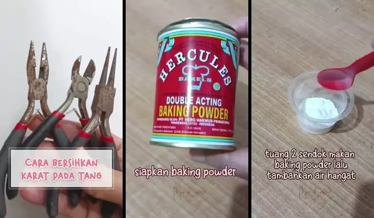 trik bersihkan tang berkarat  © 2025 YouTube