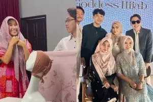 7 Potret Reni Effendi istri dr Richard Lee pakai hijab saat promosi bisnis produk hijab milik suami