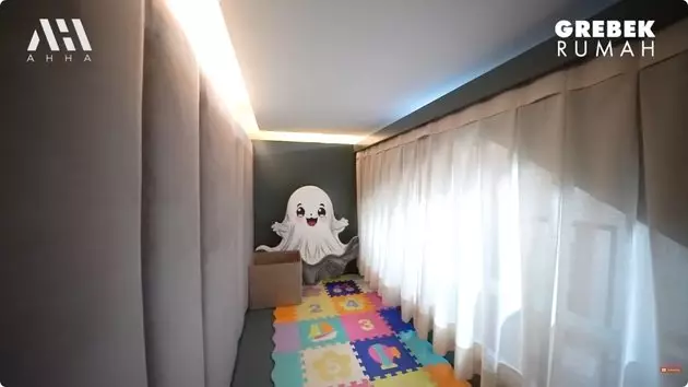 kamar anak Randy Pangalila © YouTube kamar anak Randy Pangalila © YouTube