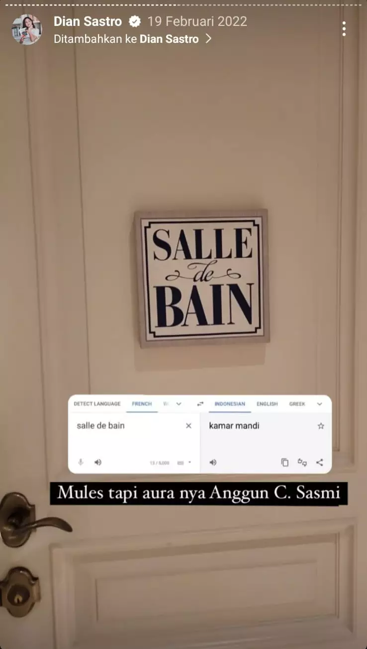 kamar mandi dian sastro ada perpustakaan © 2024 Instagram kamar mandi dian sastro ada perpustakaan © 2024 Instagram