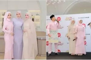 6 Potret Fuji dan Davina Karamoy jadi model hijab di Malaysia, tampilkan pesona anggun dan elegan